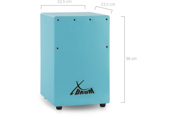 XDrum KC-37B Kinder-Cajon Blau  - Retoure (Zustand: sehr gut) image 4