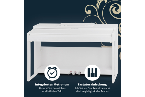 Classic Cantabile DP-230 WM E-Piano weiß matt  - Retoure (Zustand: sehr gut) image 4