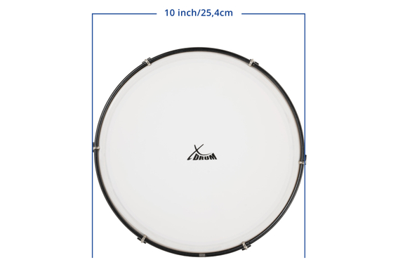 XDrum HTM-12K Tambourin à Main avec Maillets Set de 3 image 4