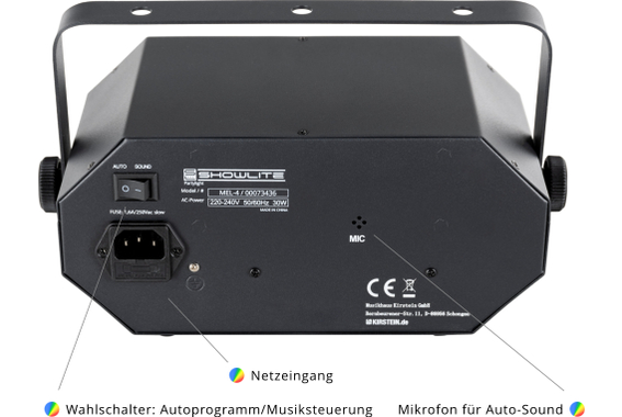 Showlite MEL-4 Multi-Effect-Light  - Retoure (Zustand: sehr gut) image 4