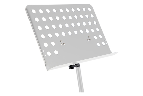 Pupitre D'Orchestre Classic Cantabile En Tôle Perforée Heavy Blanc image 4