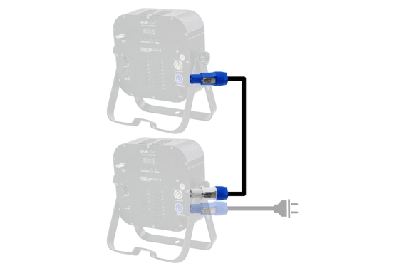 Pronomic Power Twist 5 Stromkabel 5m 5x Set image 4
