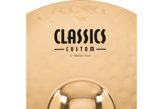 Meinl Classics Custom Brilliant 17\" Medium Crash image 4
