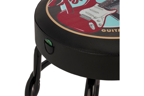 Tabouret De Bar Fender Guitars & Amps Pochette Pour Médiators Noir 24\" image 4