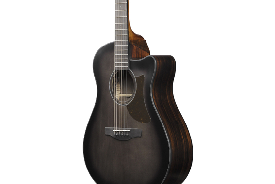 Ibanez AAM70CE-TBN Transparent Charcoal Burst image 4