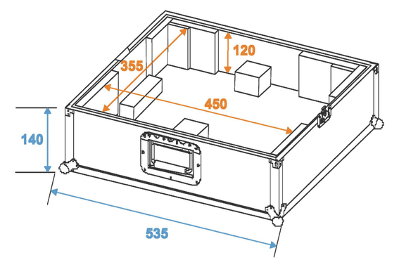 Roadinger Platenspeler-Case Tour Pro Zwart -B- image 4