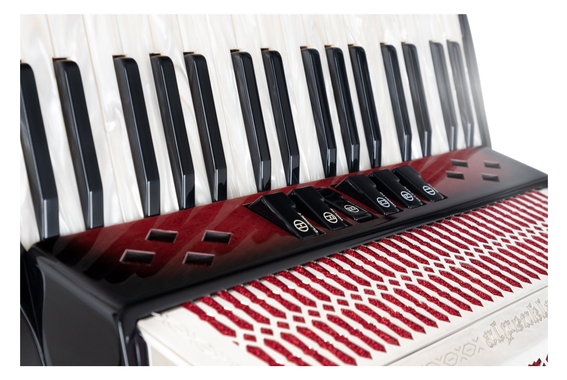 Alpenklang Pro accordeon III 72 M shadow red image 4