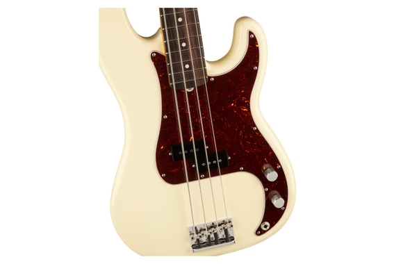 Fender American Professional II Precision Bass RW Olympic White image 4