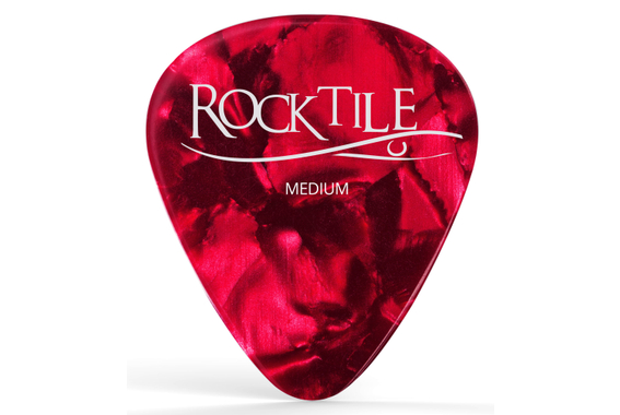 Rocktile Plectrums Red Tortoise Medium 12 Stuks image 4