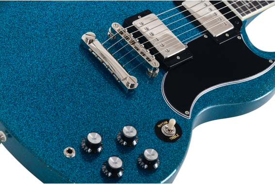 Epiphone SG Custom Brunswick Blue Sparkle image 4