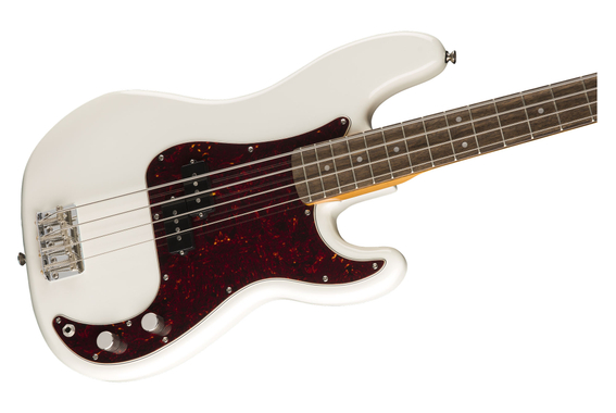 Squier Classic Vibe '60s Precision Bass LRL Olympic White Gigbag Set image 4