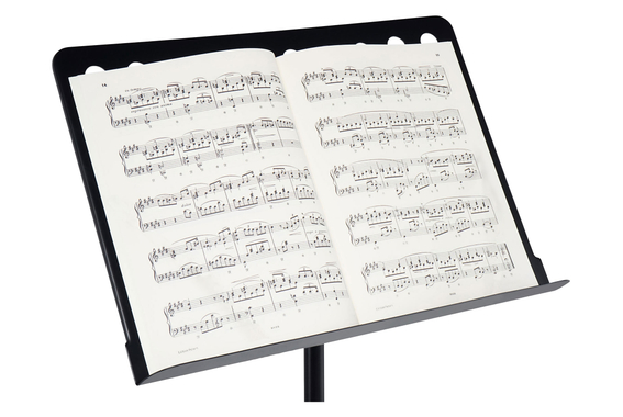 Classic Cantabile Orchesterpult Lochblech Heavy Schwarz 10x Set image 4