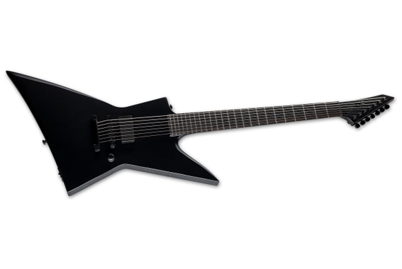 ESP LTD EX-7 Baritone Black Metal image 4