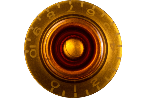 Gibson Top Hat Knobs Vintage Amber 4 pc. image 4