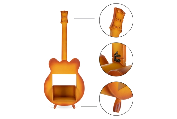 Stagecaptain SR-80 H Schallplattenregal "Django" Sunburst  - Retoure (Zustand: sehr gut) image 4