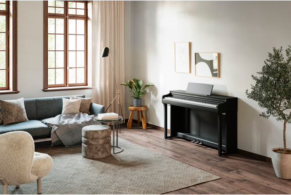 Yamaha CLP-825 B Digitalpiano Schwarz matt Set image 4