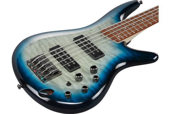 Ibanez SR405EQM-SCB Bajo Eléctrico Stained Cosmic Blue Starburst image 4