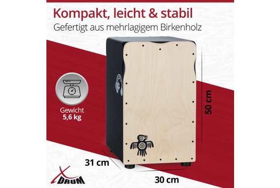 XDrum pro cajon Peruana Ash image 4