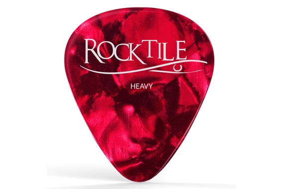 Rocktile Plektren Red Tortoise Heavy 12er Pack image 4