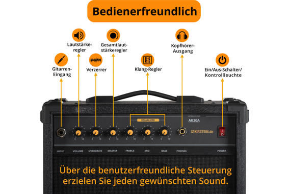 Soundking AK30-A Gitarrencombo 75 Watt  - Retoure (Zustand: sehr gut) image 4
