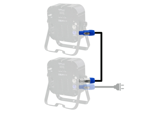 Pronomic Power Twist 2.5 Stromkabel 2,5m 5x Set image 4