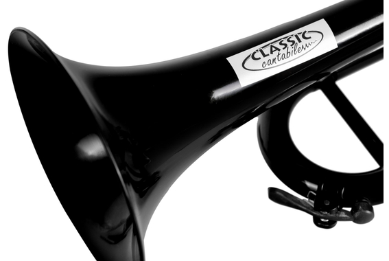 Classic Cantabile PTP-10BK MardiBrass Kunststoff Bb-Trompete Schwarz  - Retoure (Zustand: sehr gut) image 4
