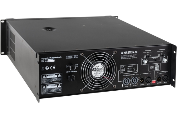 Pronomic HP-2000 Amplificateur de Puissance 2x 3000 Watt image 4
