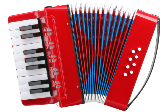 Classic Cantabile Bambino Kinder-Akkordeon, rot, 8 Bässe  - Retoure (Zustand: gut) image 4