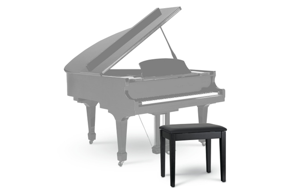 Classic Cantabile Pianobank Model S Zwart Mat image 4