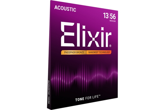 Elixir 16102 Akoestische Fosfor-Bronze Nanoweb Medium 3-Pack image 4