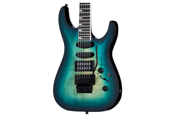 Kramer SM-1 Figured E-Gitarre Caribbean Blue Perimeter  - 1A Showroom Modell (Zustand: wie neu, in OVP) image 4