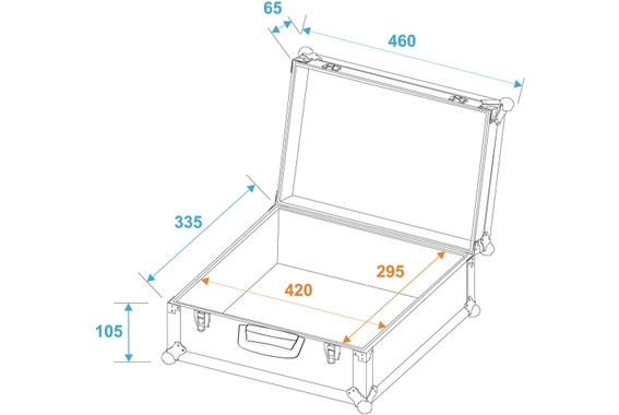 Roadinger Mallette-Étui Universelle FOAM Noir image 4