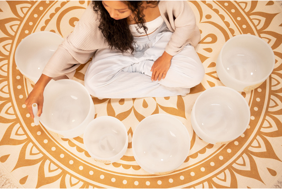 Meinl Sonic Energy SOLCSBSET Set De Cuencos De Cristal Solfeggio, 6 Piezas image 4