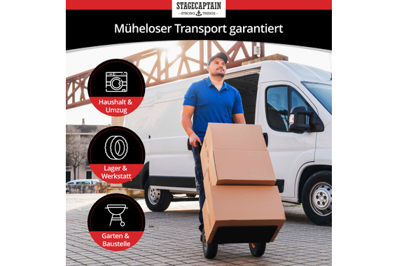 Stagecaptain Carryboy Sackkarre, max. 200 kg  - Retoure (Zustand: sehr gut) image 4