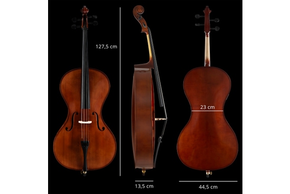 Classic Cantabile CP-200 4/4 Antique Celloset  - Retoure (Zustand: sehr gut) image 4