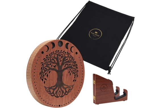 Meinl RDS10MTOL Sonic Energy 10" Rain Disk Son De Ruisseau Avec Gravure Des Phases Lunaires Et Arbre De Vie image 4