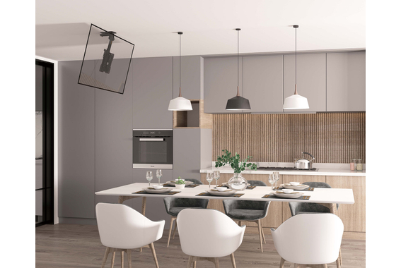 my wall HL 45-2 Supporto a Soffitto Pieghevole per Schermi Piatti image 4