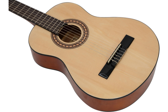 DiMavery AC-303 Guitare Classique 3/4 Nature Set image 4