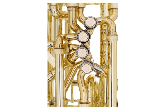Classic Cantabile KT-30GD MardiBrass Kunststoff Bb-Tuba Gold  - Retoure (Zustand: sehr gut) image 4