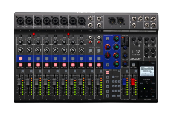 Zoom LiveTrak L-12 Digital Mixer Set incl. Headphones image 4