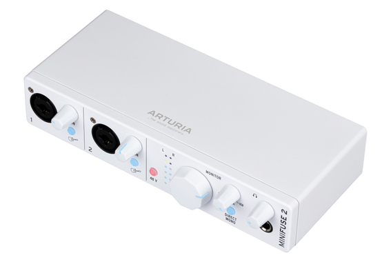 Arturia MiniFuse 2 Interface Audio Double Blanc Set Podcast image 4