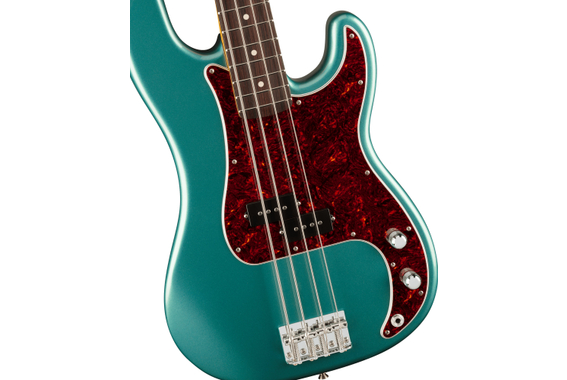 Fender American Professional Classic Precision Bass Faded Sherwood Green Metallic image 4