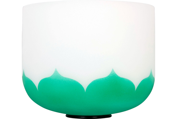 Cuenco de Cristal Sela SECLU11F Lotus 11" Nota F (432 Hz) Verde image 4