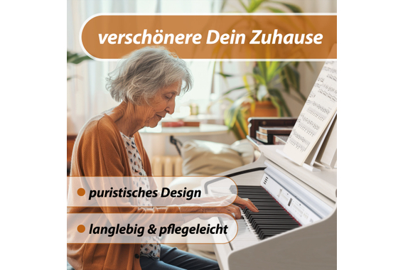 Classic Cantabile DP-50 WM E-Piano Weiß matt  - Retoure (Zustand: gut) image 4