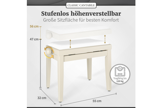 Yamaha Arius YDP-166 Witte Berk Set image 4