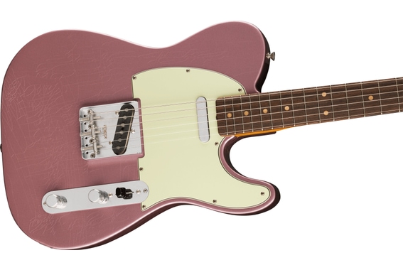 Fender Vintera II Road Worn '60s Telecaster Burgundy Mist Metallic image 4