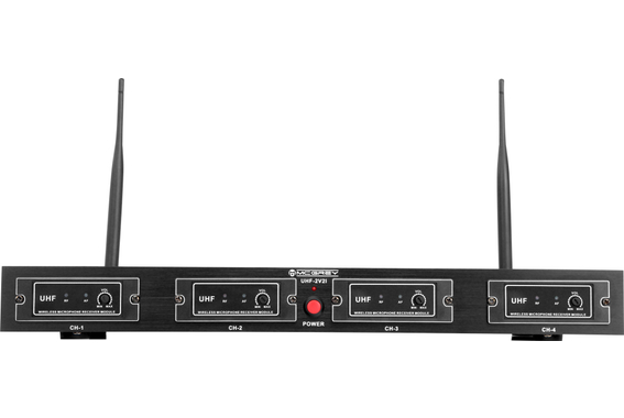 McGrey UHF-2V2I Quad Funkmikrofonset mit 2x Handmikrofon und 2x Lavaliermikrofon 50m  - Retoure (Verpackungsschaden) image 4