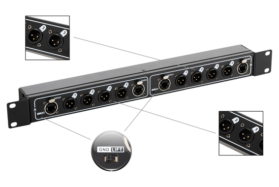 Pronomic NetCore SR-3M Multicore-Rackbox M/M Dual  - Retoure (Zustand: sehr gut) image 4