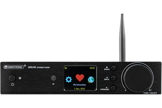 Omnitronic DRS-95 Internetradio mit DAB+ und Bluetooth  - Retoure (Zustand: sehr gut) image 4