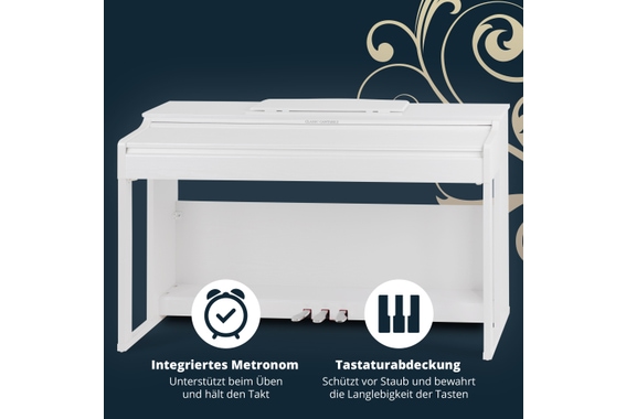 Classic Cantabile DP-230 WM E-Piano weiß matt  - Retoure (Zustand: gut) image 4